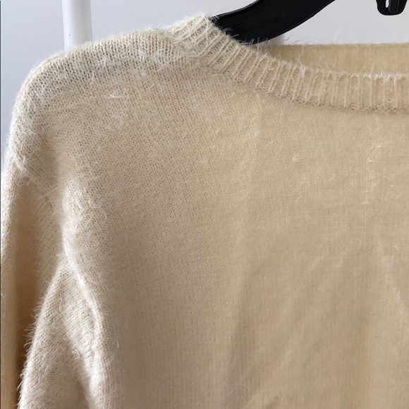 Super soft cream long sleeve sweater tunic. NWT - Picture 3 of 6